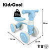 Correpasillos Infantil Mini Bicicleta Aprendizaje 4 Ruedas Azul