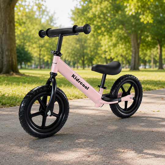 Bicicleta de Equilibrio y Aprendizaje Infantil Aro 12 Rosada