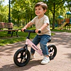 Bicicleta de Equilibrio y Aprendizaje Infantil Aro 12 Rosada
