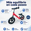 Bicicleta de Equilibrio y Aprendizaje Infantil Aro 12 Rojo