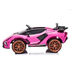 Auto a Batería Infantil Deportivo Rosado 12V Control Remoto