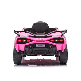 Auto a Batería Infantil Deportivo Rosado 12V Control Remoto- Preventa 20 de Octubre 