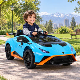 Auto a Batería Lamborghini Huracán Azul 12V Control Remoto- Preventa 20 de Octubre