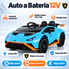 Auto a Batería Lamborghini Huracán Azul 12V Control Remoto