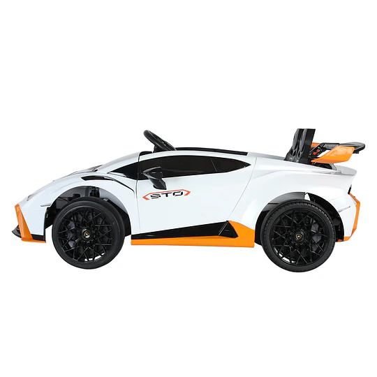 Auto a Batería Lamborghini Huracán Blanco 12V Control Remoto