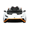 Auto a Batería Lamborghini Huracán Blanco 12V Control Remoto