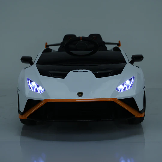 Auto a Batería Lamborghini Huracán Blanco 12V Control Remoto