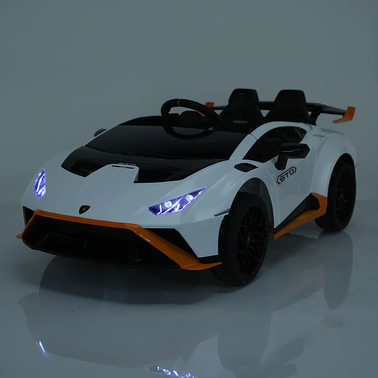 Auto a Batería Lamborghini Huracán Blanco 12V Control Remoto
