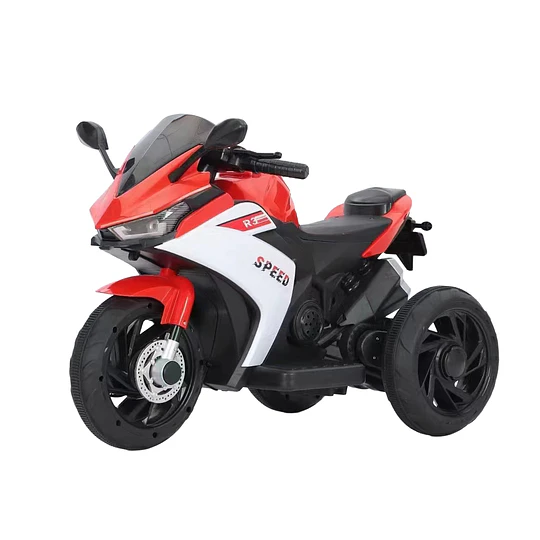  Moto Eléctrica Infantil 3 Ruedas Speed 6V Rojo