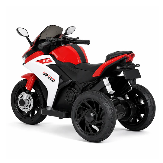  Moto Eléctrica Infantil 3 Ruedas Speed 6V Rojo