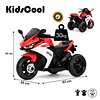  Moto Eléctrica Infantil 3 Ruedas Speed 6V Rojo
