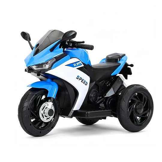  Moto Eléctrica Infantil 3 Ruedas Speed 6V Azul