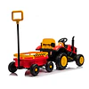 Tractor a Batería Infantil 12V Rojo con Carro y Control