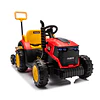 Tractor a Batería Infantil 12V Rojo con Carro y Control