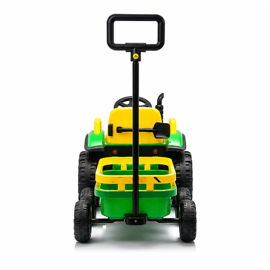 Tractor a Batería Infantil 12V Verde con Carro y Control