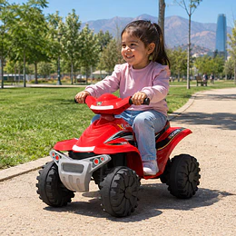 Cuatrimoto Eléctrica Infantil 4 Ruedas 6V Roja-Preventa 20 de Octubre
