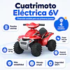 Cuatrimoto Eléctrica Infantil 4 Ruedas 6V Azul-Preventa 15 de Octubre