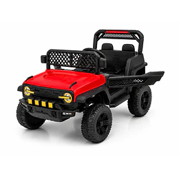 Auto a Batería Infantil Todoterreno Rojo 12V Control Remoto- Preventa 20 de Octubre