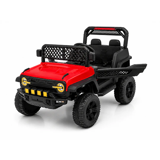 Auto a Batería Infantil Todoterreno Rojo 12V Control Remoto