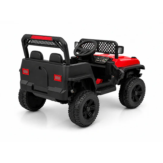 Auto a Batería Infantil Todoterreno Rojo 12V Control Remoto
