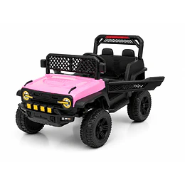Auto a Batería Infantil Todoterreno Rosado 12V Control Remoto- Preventa 20 de Octubre