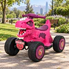 Cuatrimoto Eléctrica Infantil 12V Dino Rex Rosada 