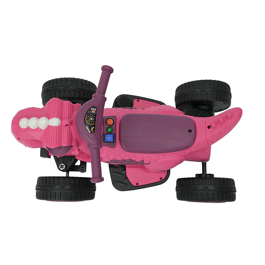 Cuatrimoto Eléctrica Infantil 12V Dino Rex Rosada 