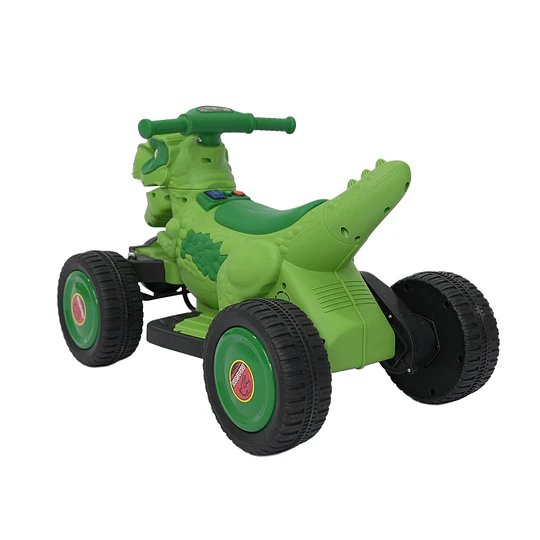 Cuatrimoto Eléctrica Infantil 12V Dino Rex Verde 
