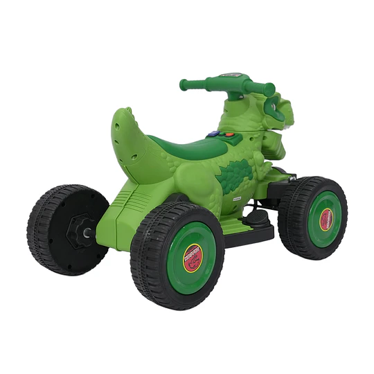 Cuatrimoto Eléctrica Infantil 12V Dino Rex Verde 