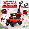 Correpasillos Infantil Todoterreno Manilla Parental Rojo  
