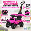 Correpasillos Infantil Todoterreno Manilla Parental Rosado  