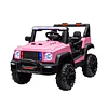 Auto a Batería Infantil Todoterreno Rosado 12V Control Remoto