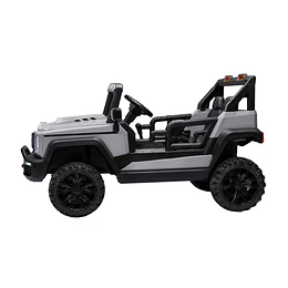 Auto a Batería Infantil Todoterreno Gris 12V Control Remoto-Preventa 20 de Octubre
