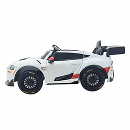 Auto Eléctrico Toyota GR Supra GT4 12V Blanco Licencia Oficial- Preventa 20 de Octubre 