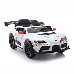 Auto Eléctrico Toyota GR Supra GT4 12V Blanco Licencia Oficial- Preventa 20 de Octubre 
