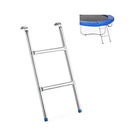 Escalera Para Cama Elástica 6, 8 Y 10 Pies - Kidscool Plateado