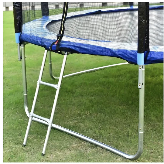 Escalera Para Cama Elástica 6, 8 Y 10 Pies - Kidscool Plateado