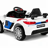 Auto Eléctrico Infantil Deportivo Racer 12V Blanco Kidscool