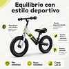 Bicicleta de Equilibrio y Aprendizaje Infantil Aro 12 Amarillo