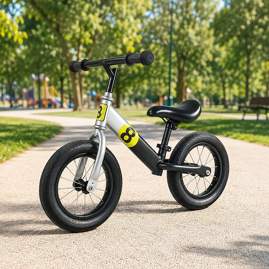 Bicicleta de Equilibrio y Aprendizaje Infantil Aro 12 Amarillo