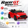 Auto Eléctrico Infantil Deportivo Racer GT 12V Rojo Kidscool