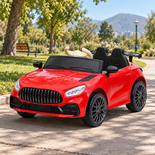 Auto Eléctrico Infantil Deportivo Racer GT 12V Rojo Kidscool