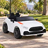 Auto Eléctrico Infantil Deportivo Racer GT 12V Blanco Kidscool