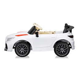 Auto Eléctrico Infantil Deportivo Racer GT 12V Blanco Kidscool- Preventa 20 de Octubre