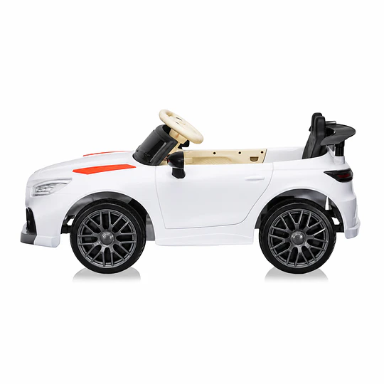 Auto Eléctrico Infantil Deportivo Racer GT 12V Blanco Kidscool