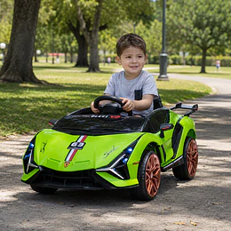 Auto a Batería Infantil Deportivo Verde 12V Control Remoto- Preventa 20 de Octubre