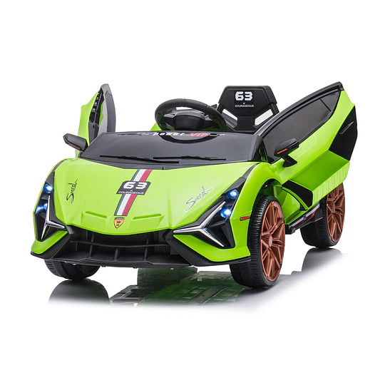 Auto a Batería Infantil Deportivo Verde 12V Control Remoto