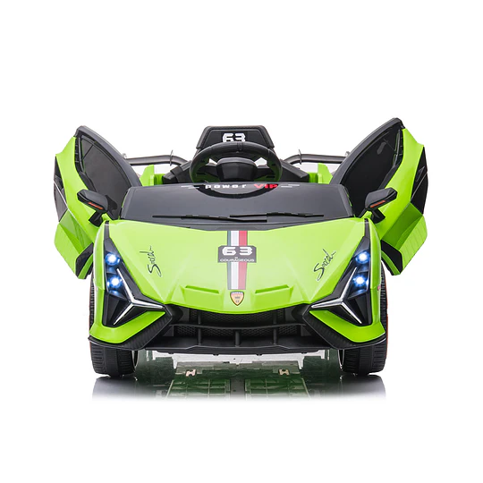 Auto a Batería Infantil Deportivo Verde 12V Control Remoto