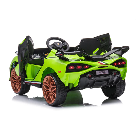 Auto a Batería Infantil Deportivo Verde 12V Control Remoto