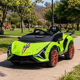 Auto a Batería Infantil Deportivo Verde 12V Control Remoto- Preventa 20 de Octubre